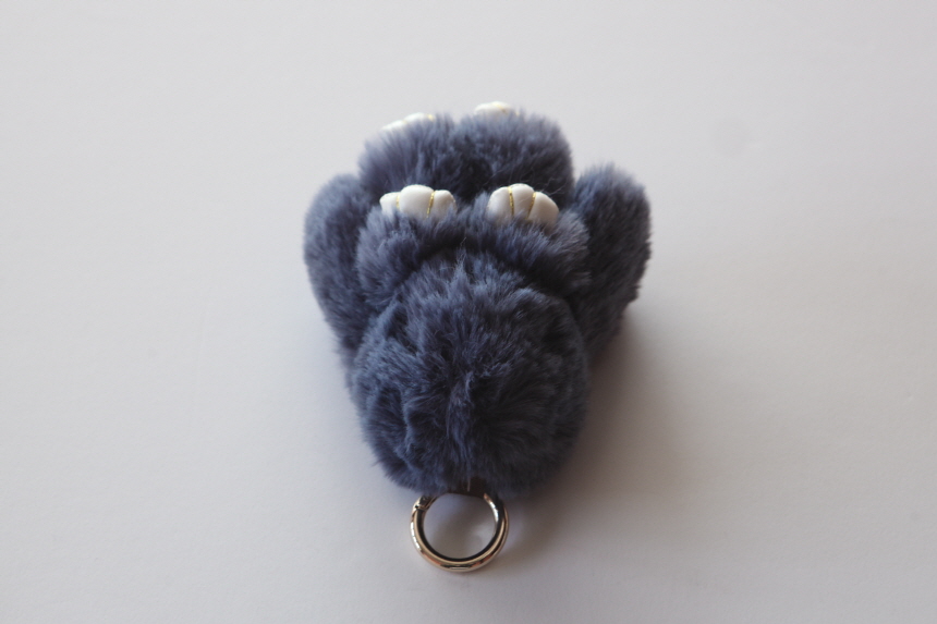 Rabbit fox fox ring pom-fox bag key ring key mater
