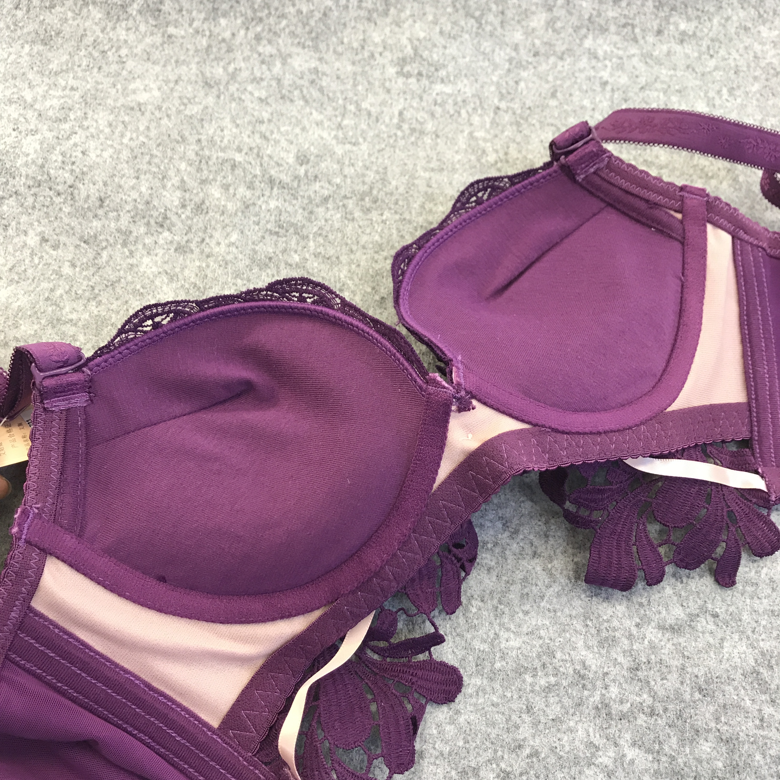 set lace beauty Wangfomong bra panties set underwe