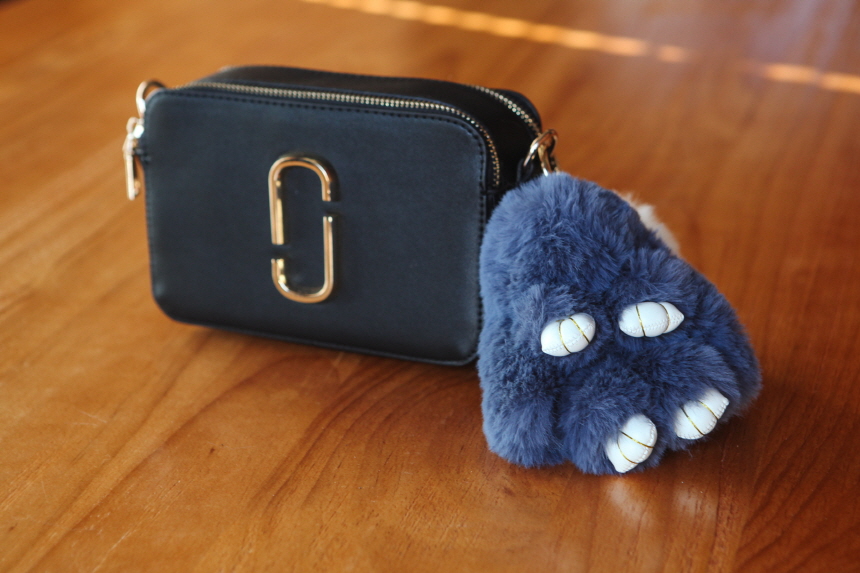 Rabbit fox fox ring pom-fox bag key ring key mater