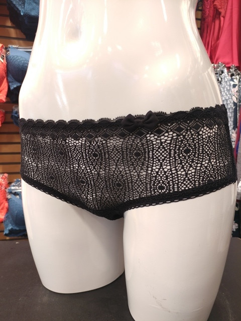 Etham Black Lace Shorty Panties 6485774 05 Lovely 