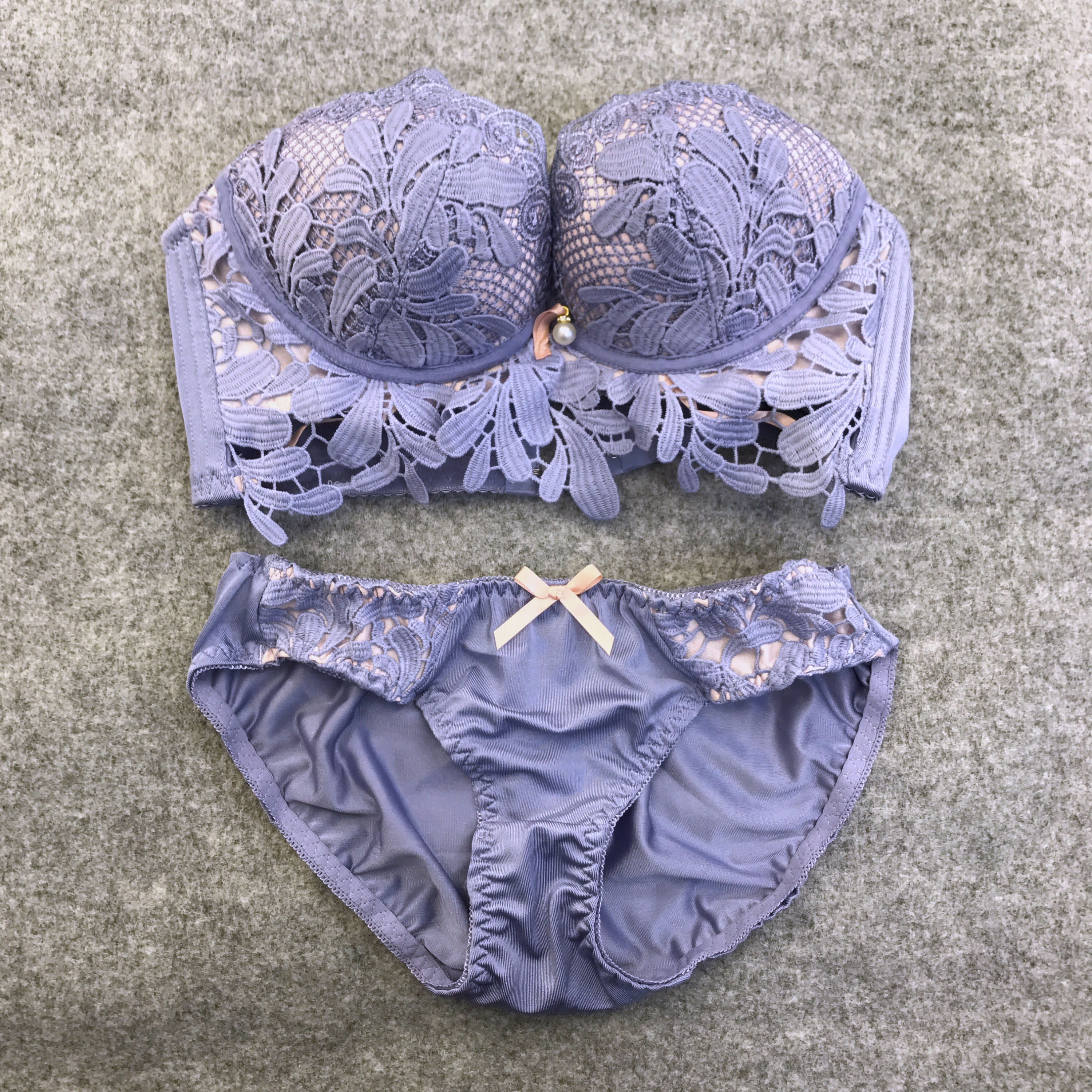 set lace beauty Wangfomong bra panties set underwe