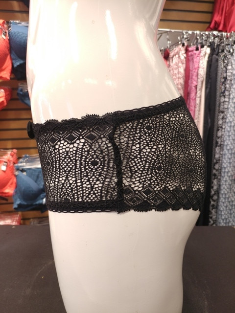 Etham Black Lace Shorty Panties 6485774 05 Lovely 