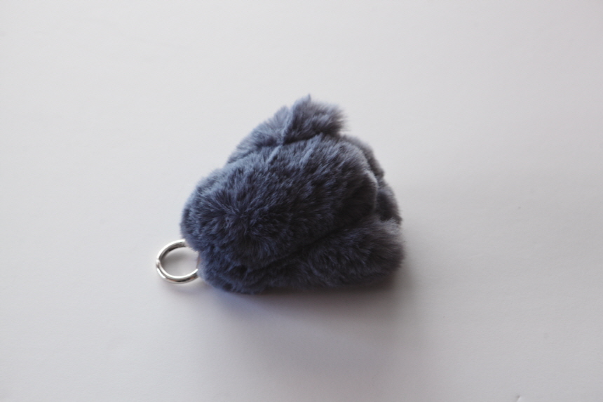 Rabbit fox fox ring pom-fox bag key ring key mater