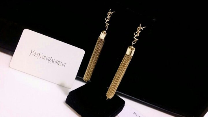 YSL Laurent tassel earring