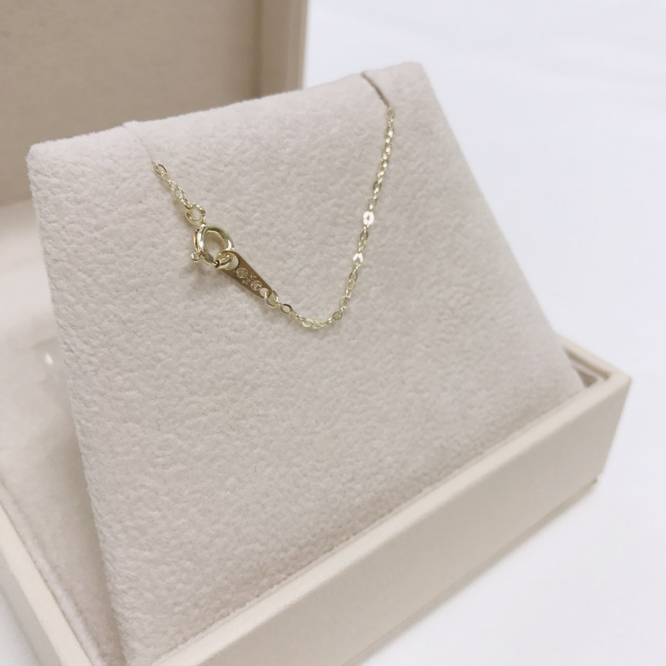 Rose necklace simple 14K daily Christmas gift 20 M