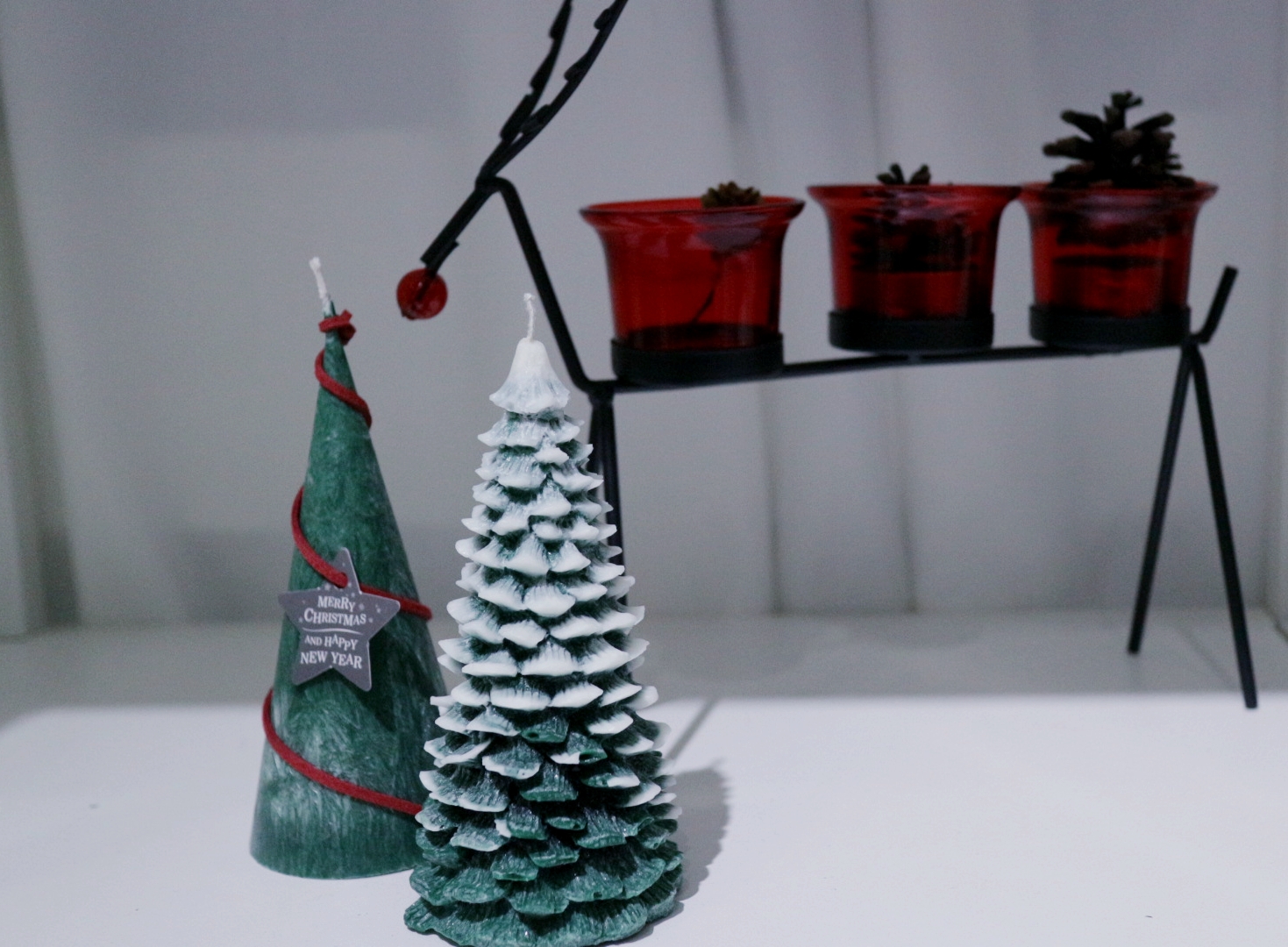 Nanairo Store Christmas Tree Candle Free Luxury Gi