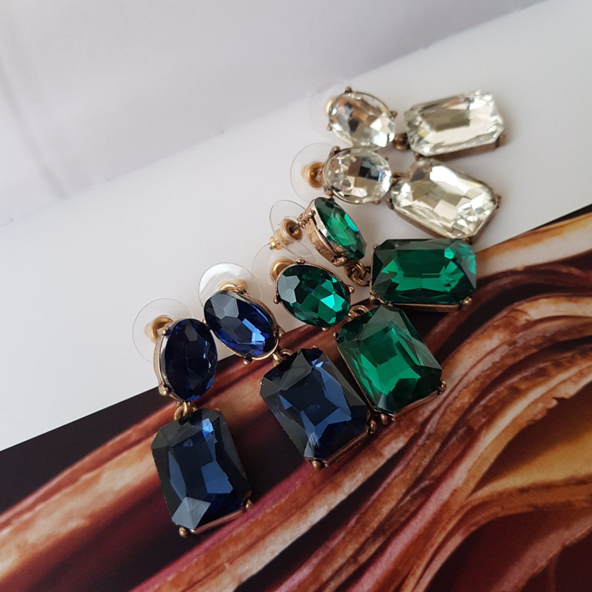 Belka Cubic Antique Drop Earrings 3color Festival 