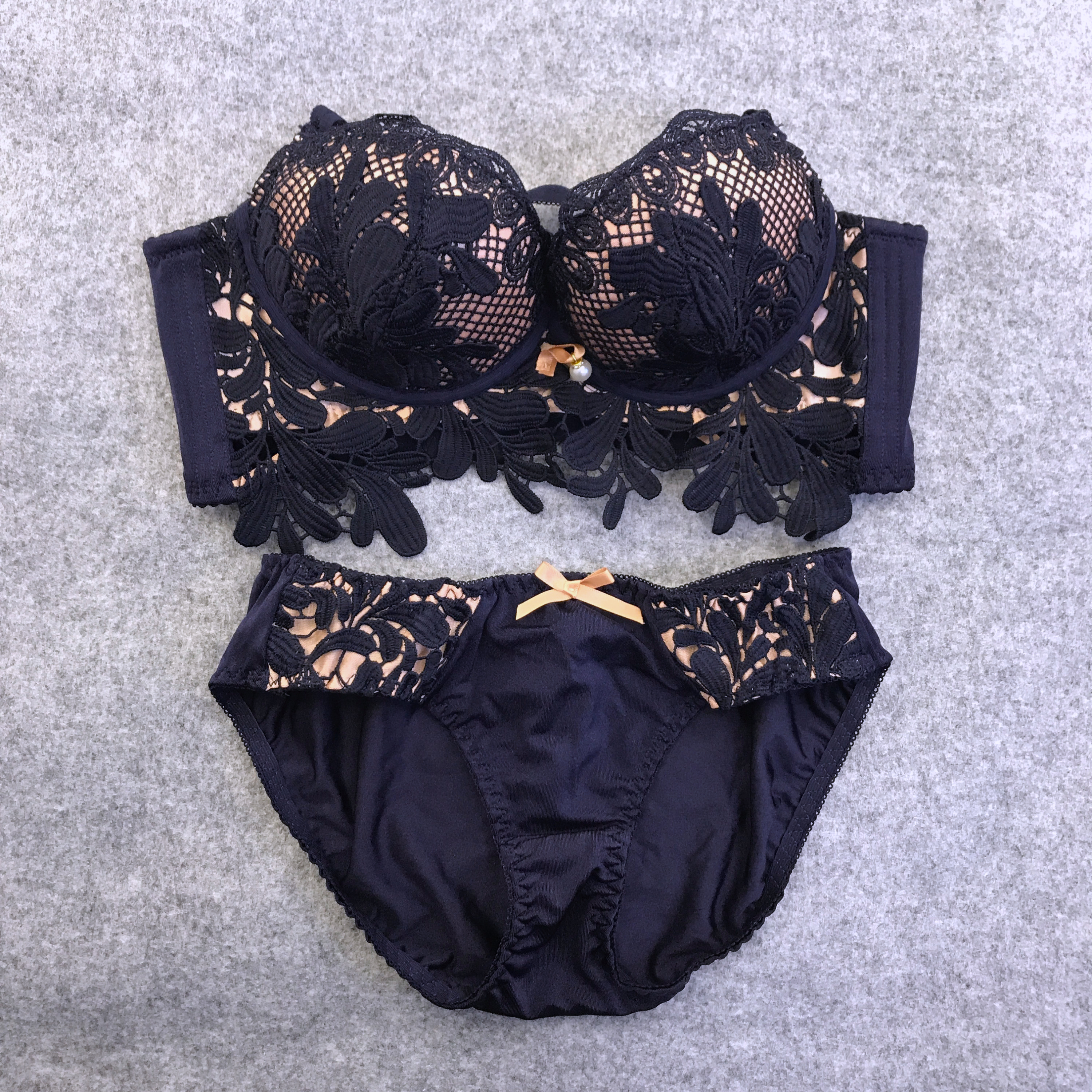 set lace beauty Wangfomong bra panties set underwe