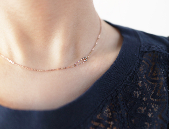 Chopin Choker Necklace 14k 14k layered 14k Unique 