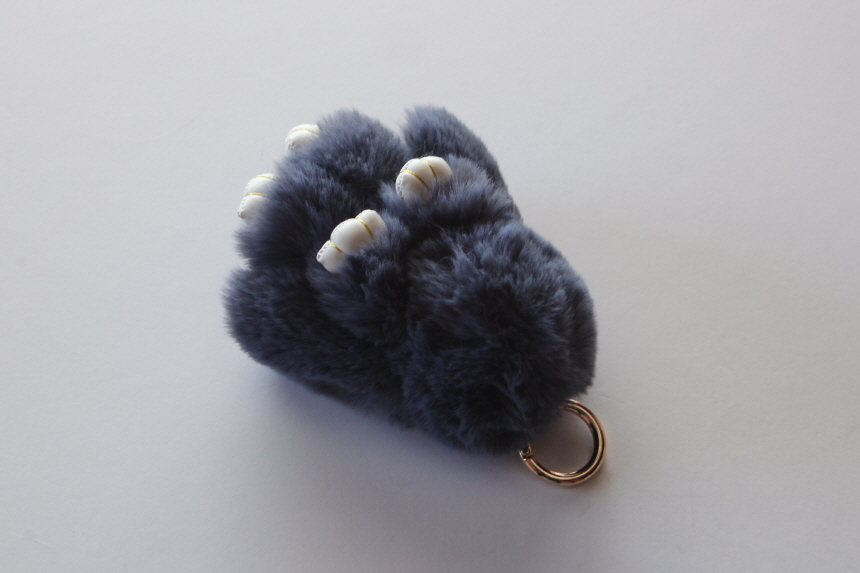 Rabbit fox fox ring pom-fox bag key ring key mater