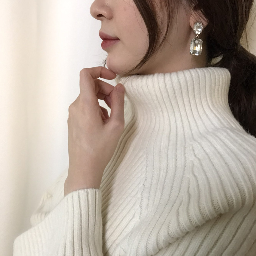 Belka Cubic Antique Drop Earrings 3color Festival 