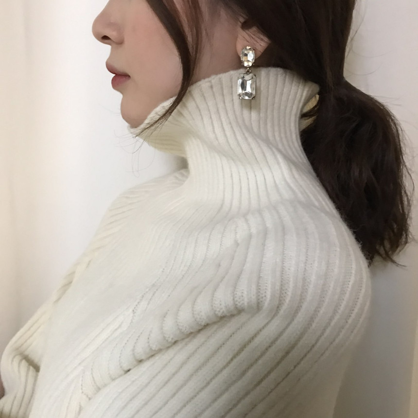 Belka Cubic Antique Drop Earrings 3color Festival 