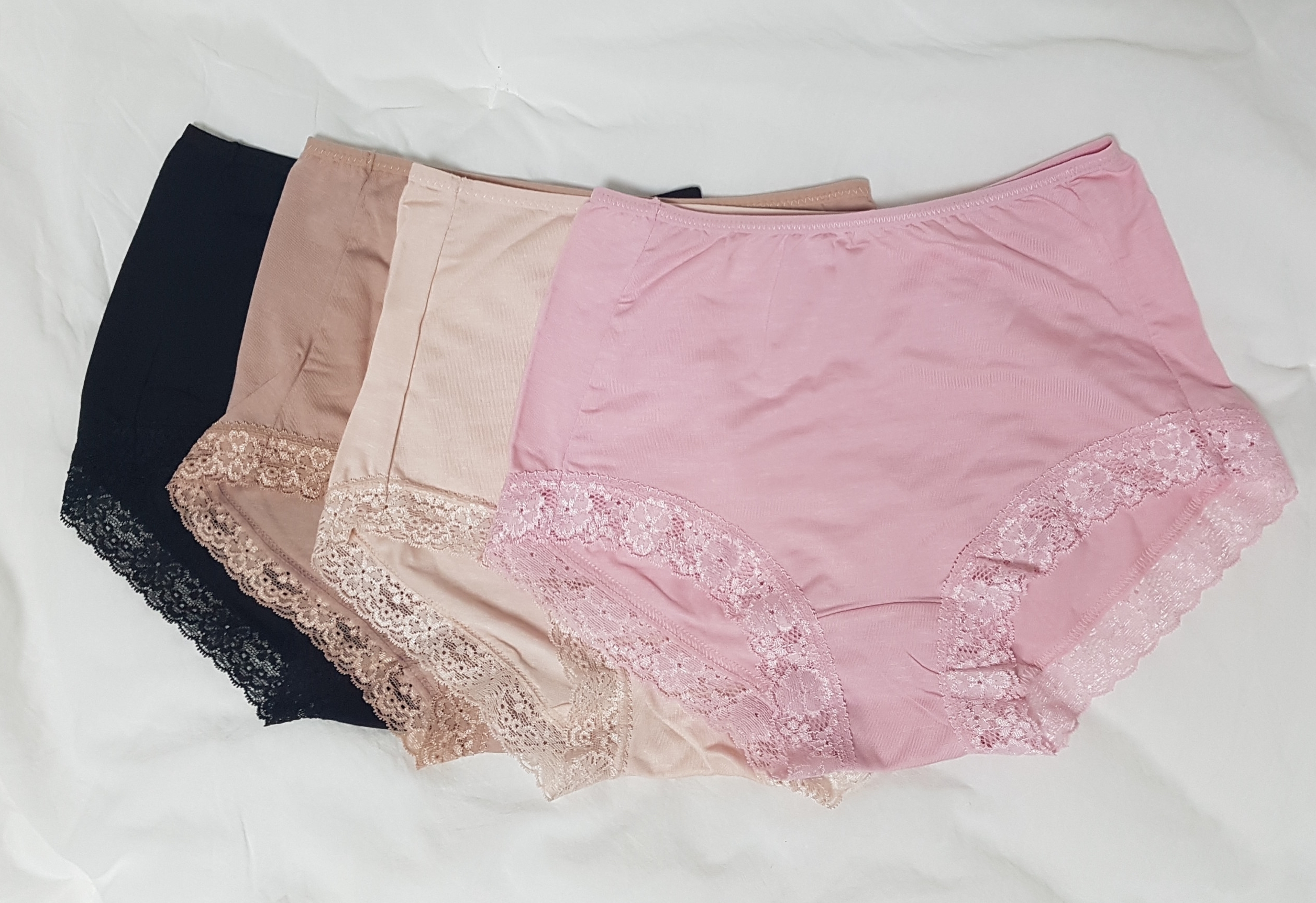 Domestic production lace panties Women's High-w