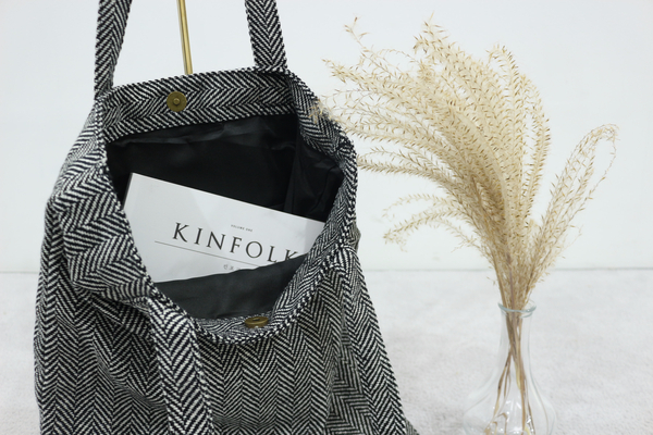TOTE ECO SHOPPING TRAVEL eco bag herringbone color
