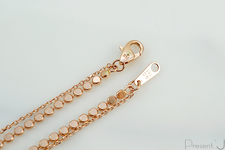 14k 18k layered two-ball necklace 30 men 2 women