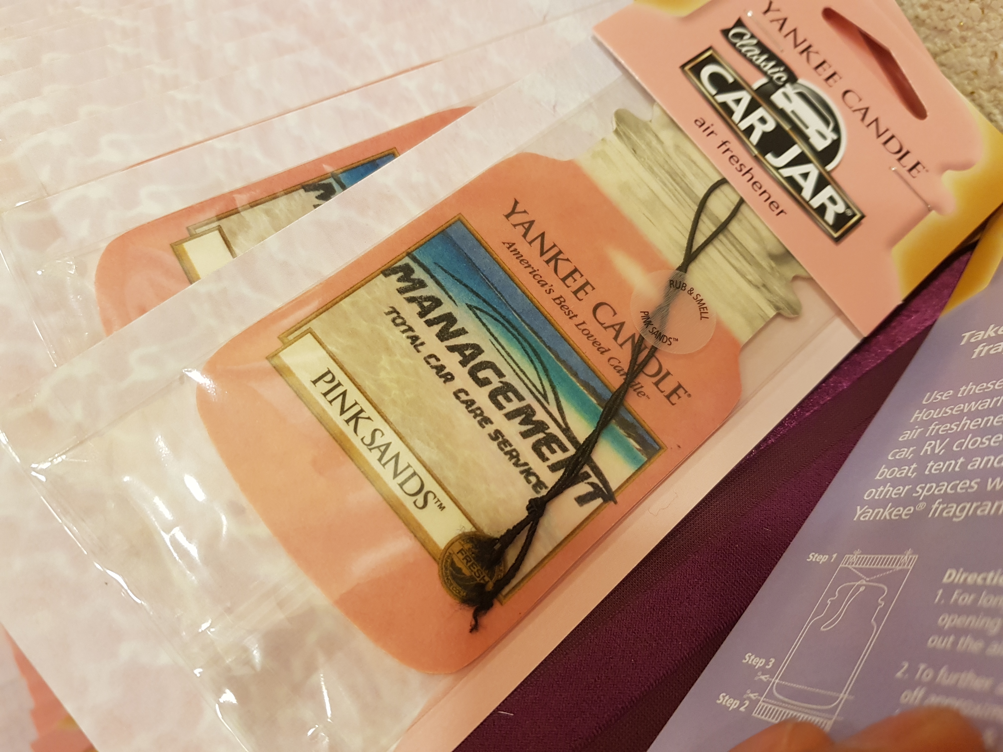 Yankee Candle Car Air Freshener Kaza Paper Paper H