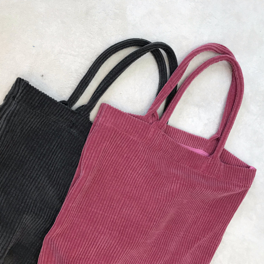 TOTE ECO SHOPPING TRAVEL corduroy eco bag golden b