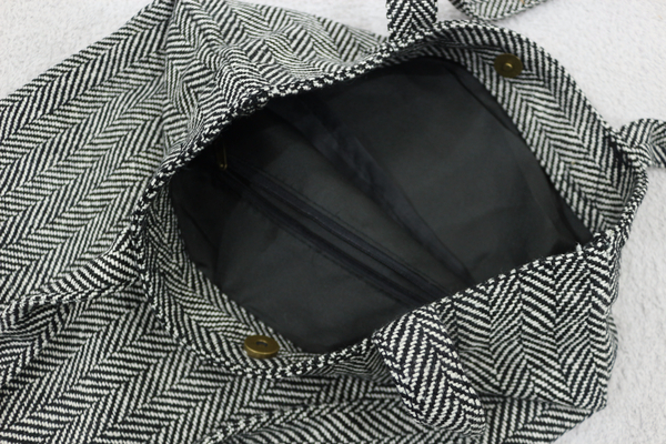 TOTE ECO SHOPPING TRAVEL eco bag herringbone color