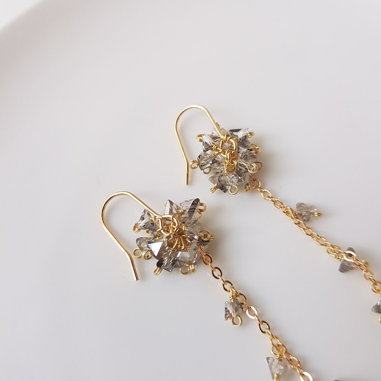 Ruby Swarovski Goli Drop Earrings Daily Look Shopp