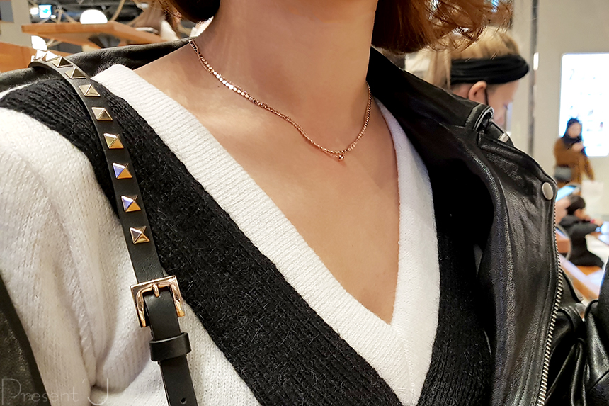 14k 18k layered two-ball necklace 30 men 2 women