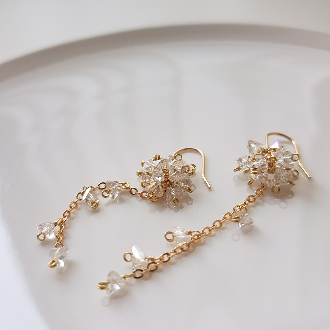 Ruby Swarovski Goli Drop Earrings Daily Look Shopp