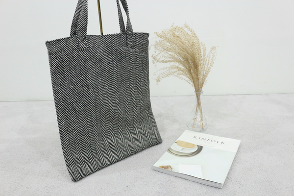 TOTE ECO SHOPPING TRAVEL eco bag herringbone color