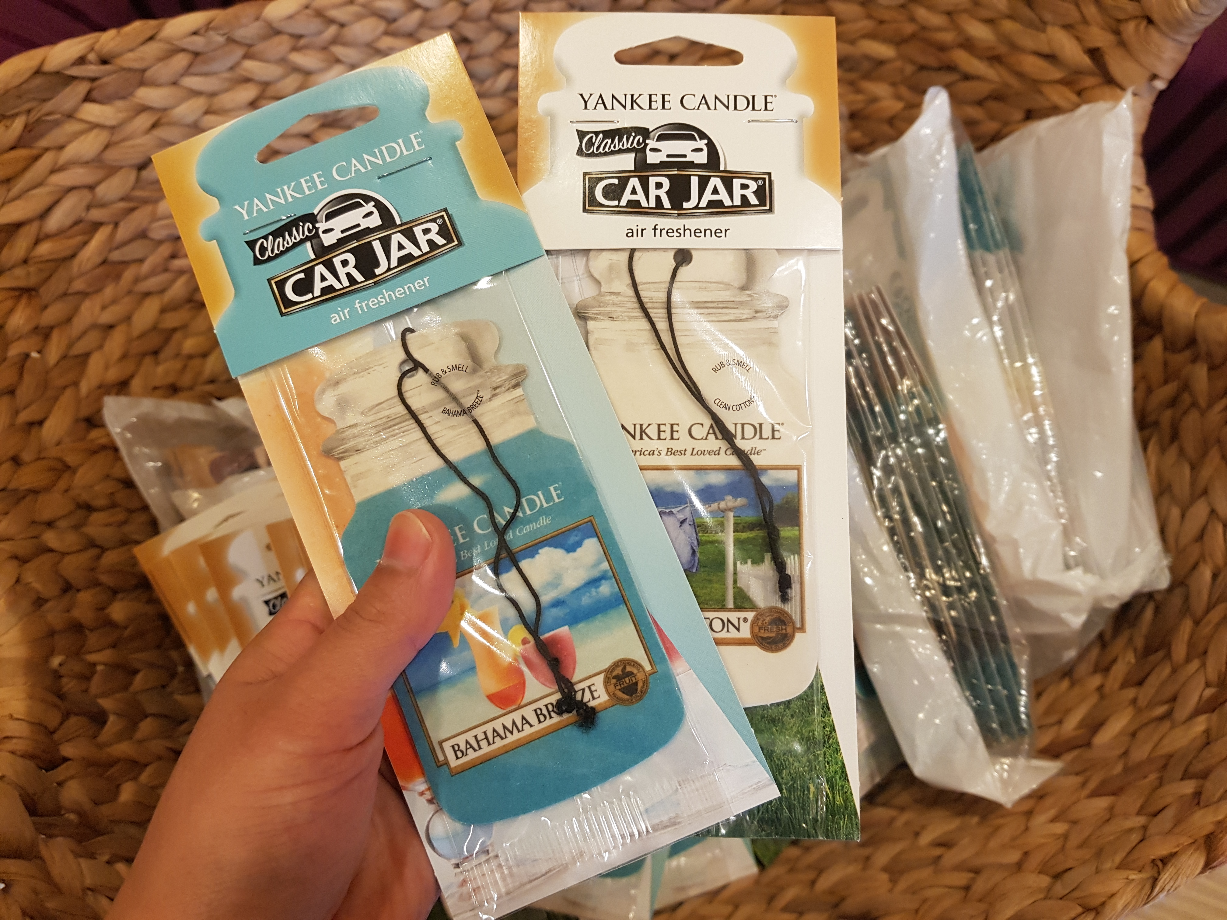 Yankee Candle Car Air Freshener Kaza Paper Paper H