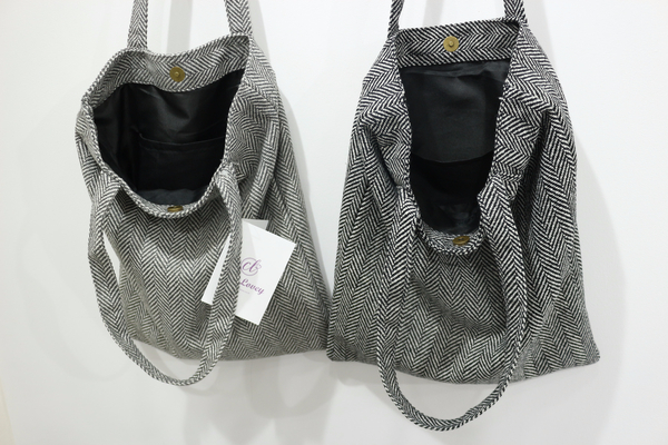 TOTE ECO SHOPPING TRAVEL eco bag herringbone color
