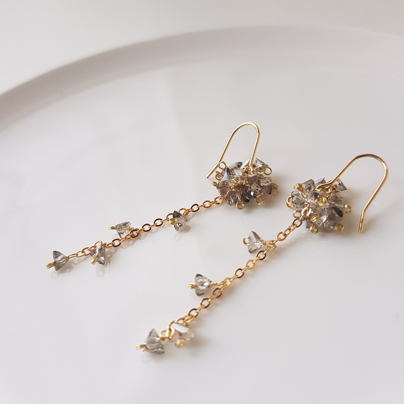 Ruby Swarovski Goli Drop Earrings Daily Look Shopp