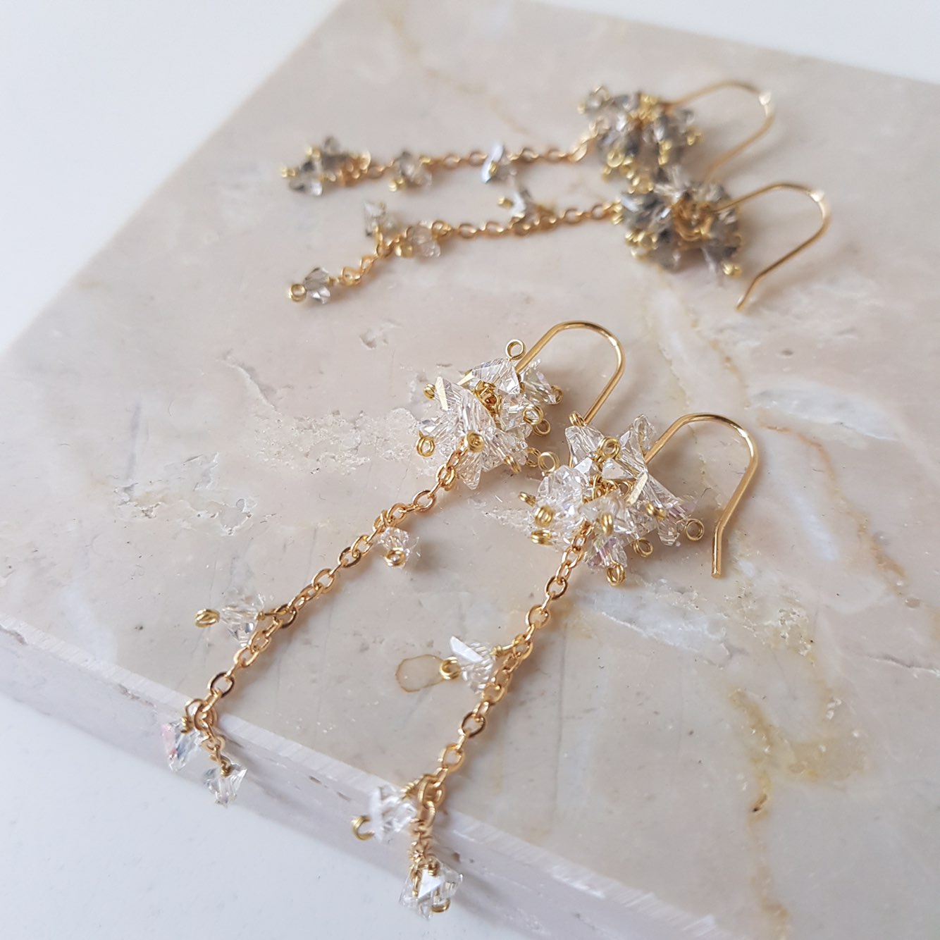 Ruby Swarovski Goli Drop Earrings Daily Look Shopp