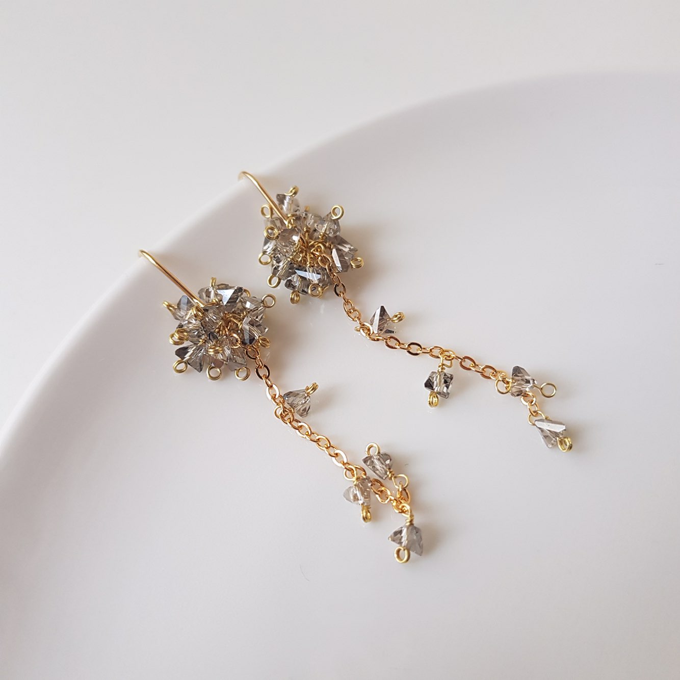 Ruby Swarovski Goli Drop Earrings Daily Look Shopp