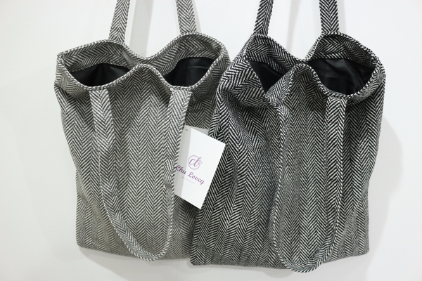 TOTE ECO SHOPPING TRAVEL eco bag herringbone color