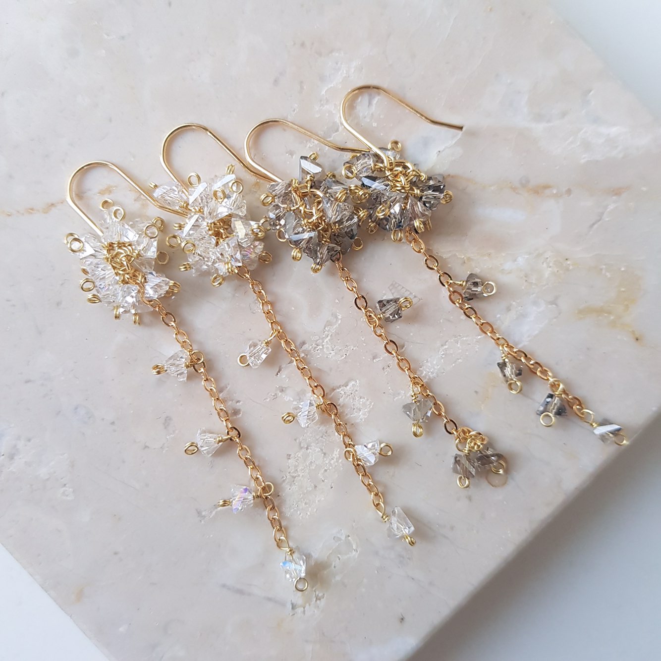 Ruby Swarovski Goli Drop Earrings Daily Look Shopp