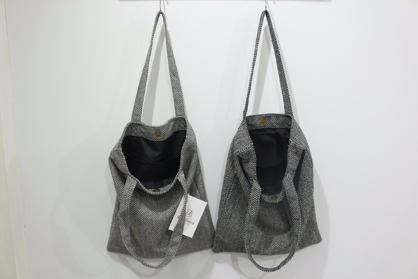 TOTE ECO SHOPPING TRAVEL eco bag herringbone color