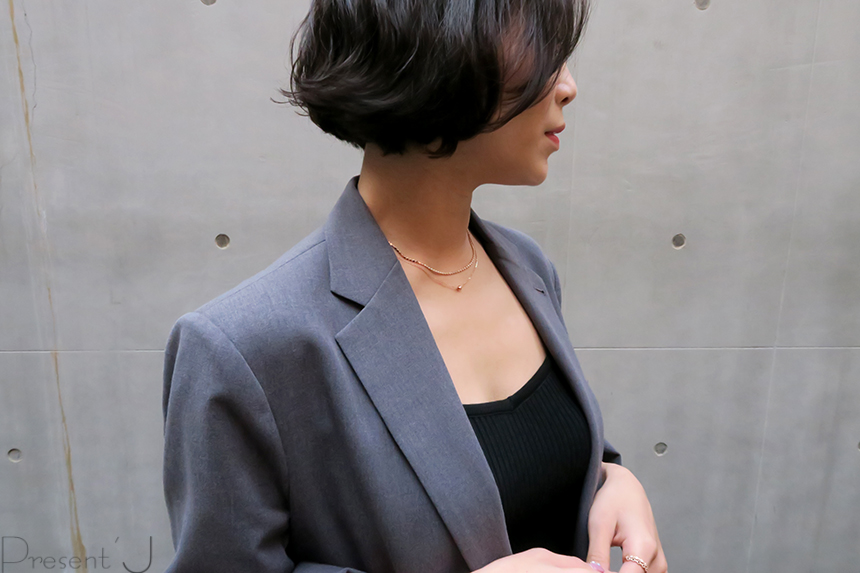 14k 18k layered two-ball necklace 30 men 2 women