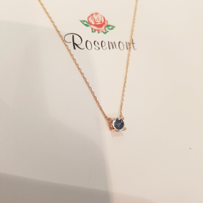 Rose Montgomery Blue Sapphire Necklace RS0218