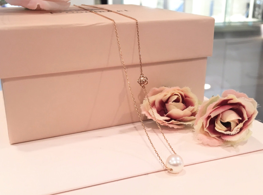 Rose Mont 14K freshwater pearl necklace RS0065