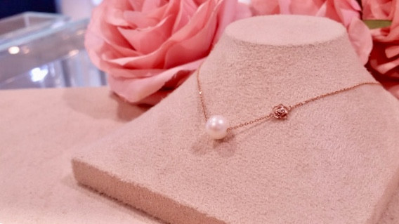 Rose Mont 14K freshwater pearl necklace RS0065