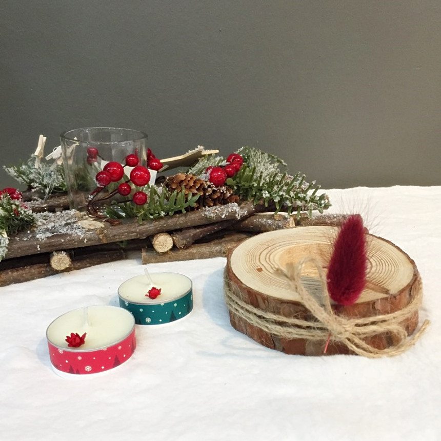 Birch lagras tea light holder set coffee aroma lig