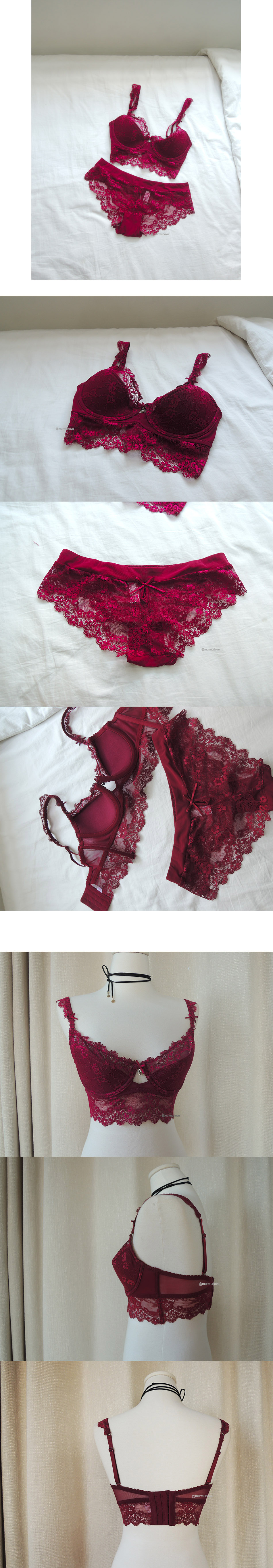 Deep love bra panties set-ABCDE cup D cup set d cu