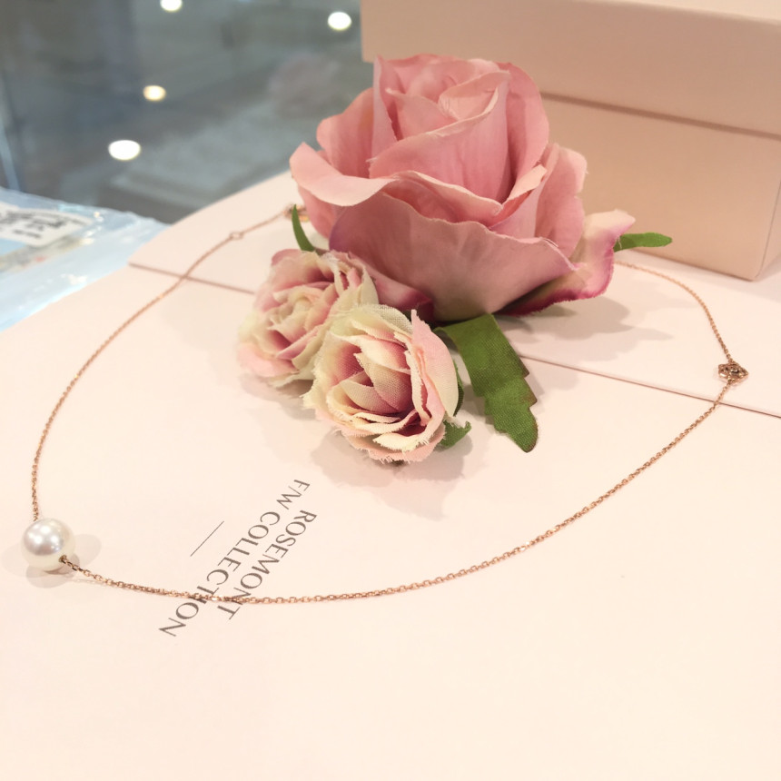 Rose Mont 14K freshwater pearl necklace RS0065