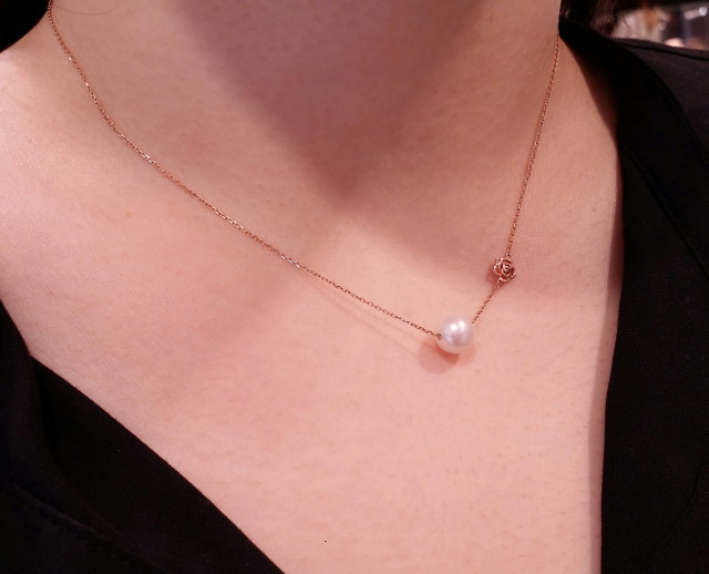 Rose Mont 14K freshwater pearl necklace RS0065