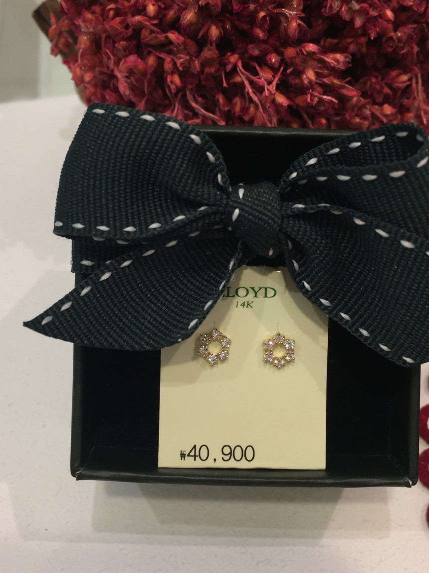 <b><p>Lloyd Mini Snow Flake earrg ECPF2015 Girl</p></b><b><p>ロイド ミニ雪花 イヤリング ECPF2015 少女ルック 10代の女性 デイリーコーディネート</p></b><br /><br /><p align='center'>