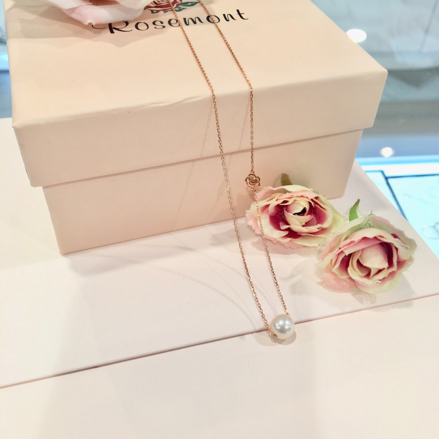 Rose Mont 14K freshwater pearl necklace RS0065