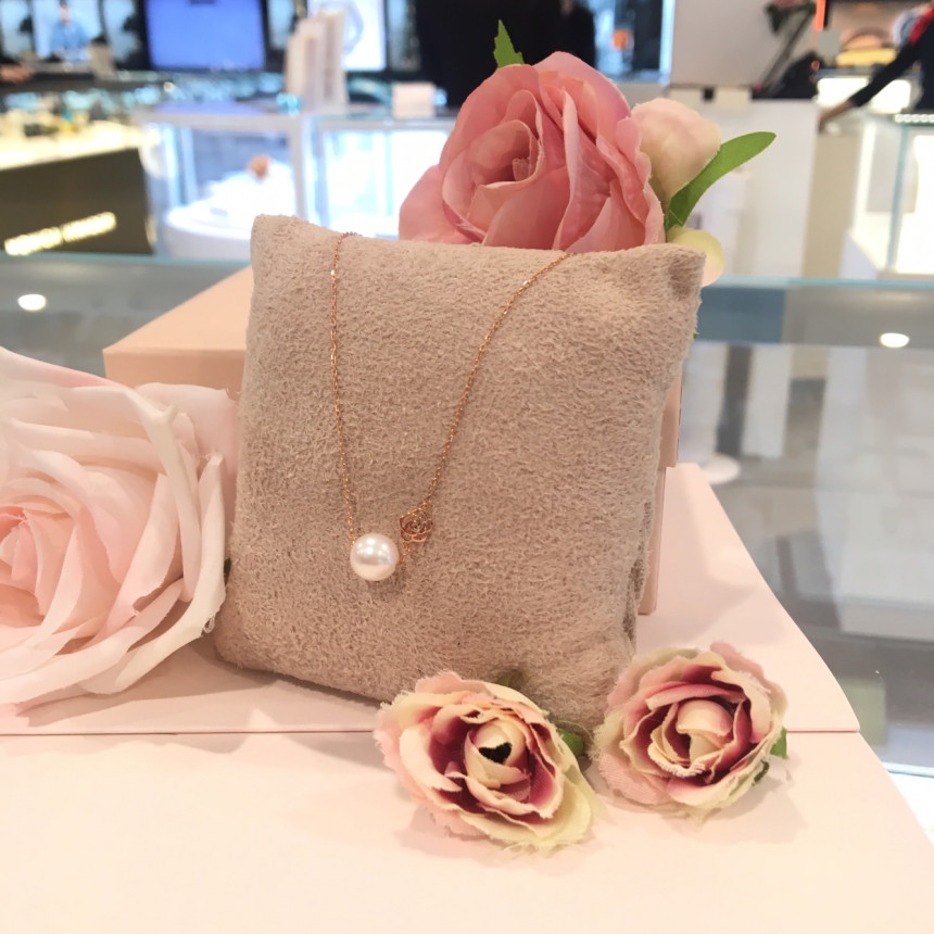 Rose Mont 14K freshwater pearl necklace RS0065