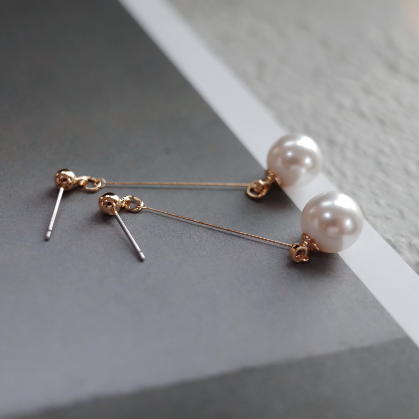 NO.56 Simple Swarovski Earrings Stylish Chic Uniqu