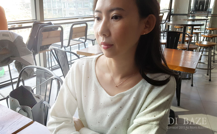 14k Necklace Initial Pendant Pink Gold Daily Look 