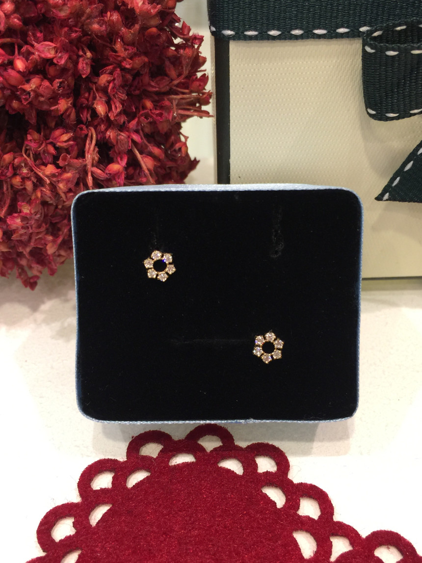 <b><p>Lloyd Mini Snow Flake earrg ECPF2015 Girl</p></b><b><p>ロイド ミニ雪花 イヤリング ECPF2015 少女ルック 10代の女性 デイリーコーディネート</p></b><br /><br /><p align='center'>