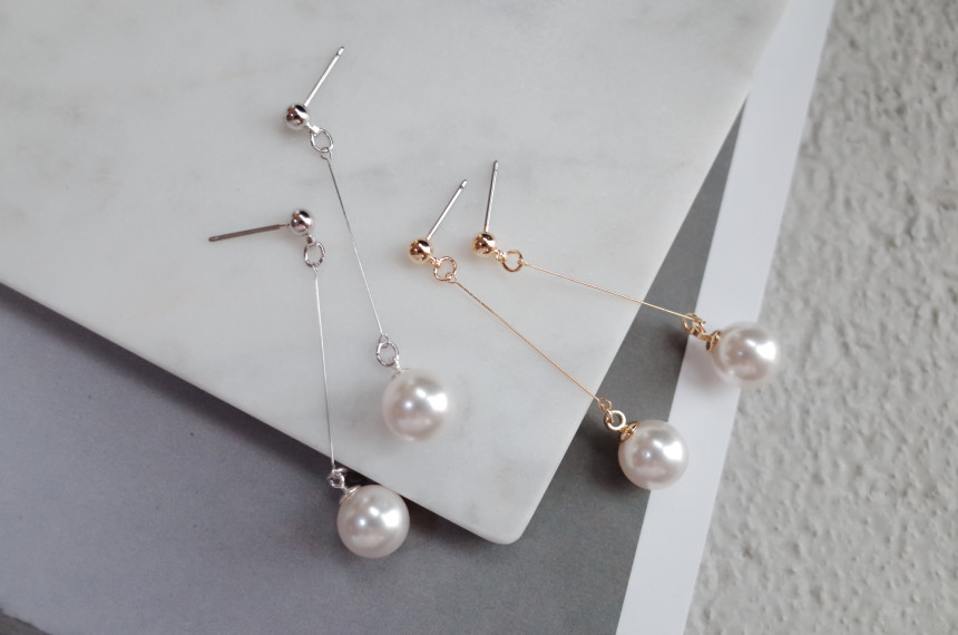 NO.56 Simple Swarovski Earrings Stylish Chic Uniqu