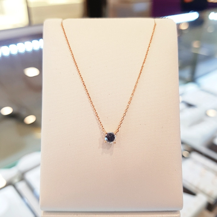 Rose Montgomery Blue Sapphire Necklace RS0218
